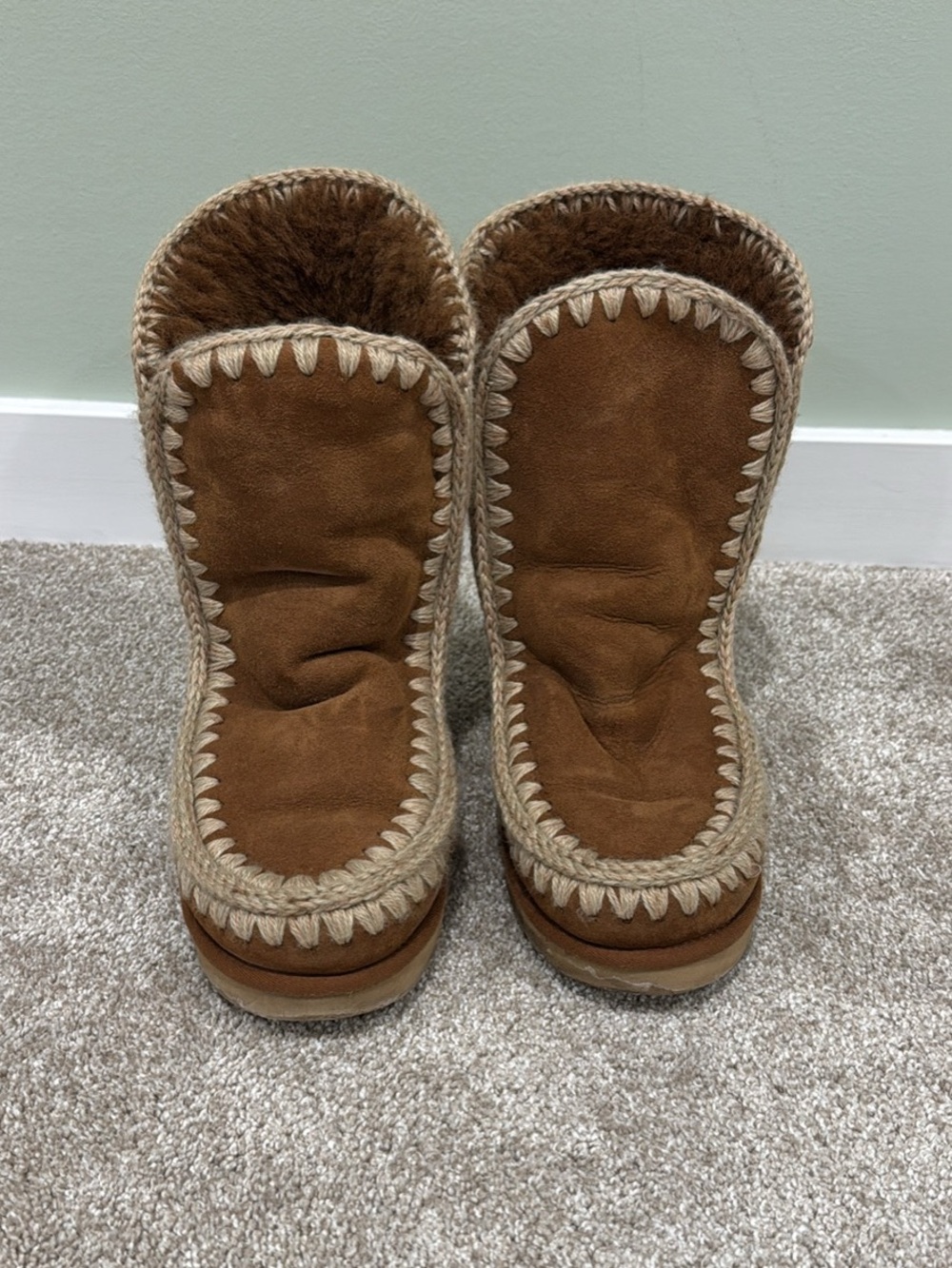 Mou Boots - brown tall